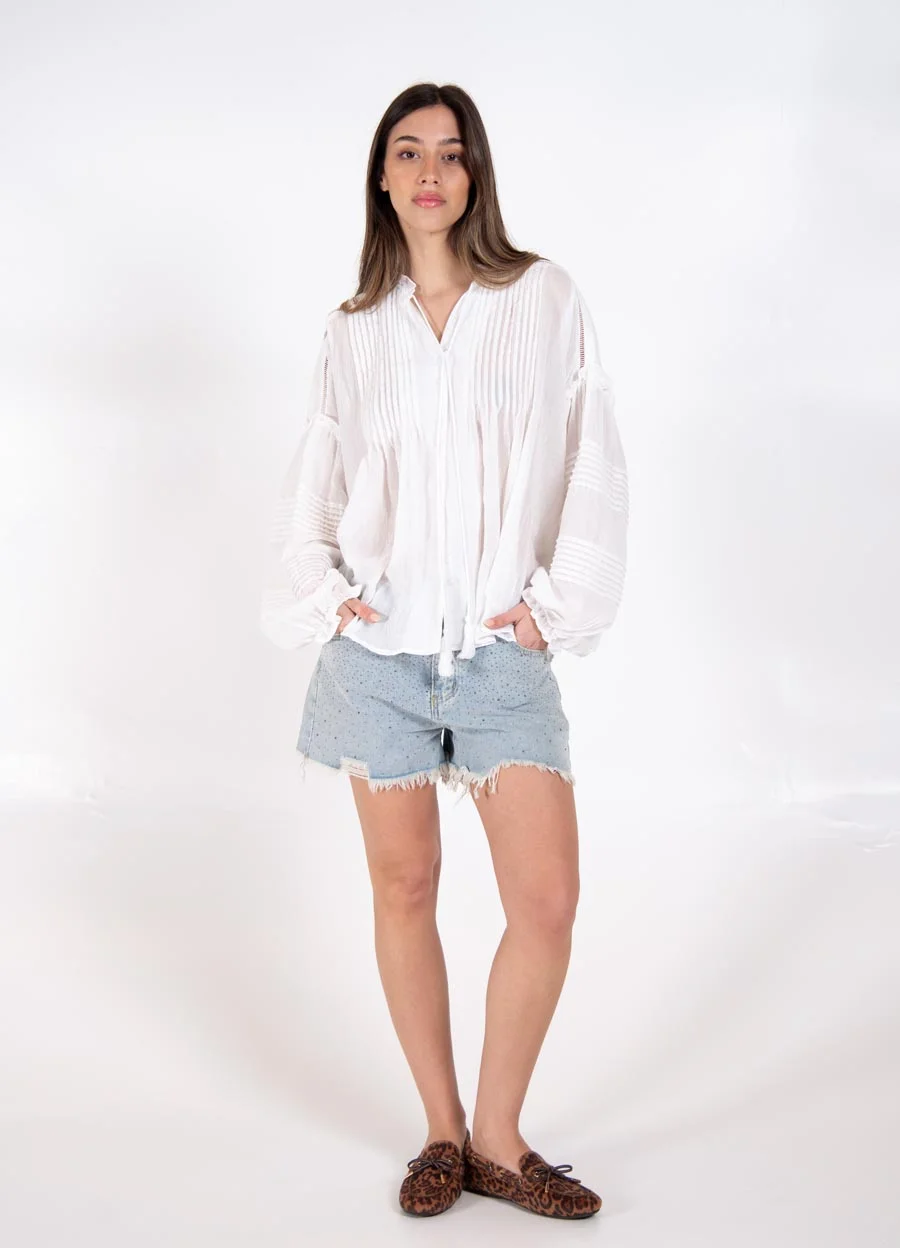 Short de jean full strass 