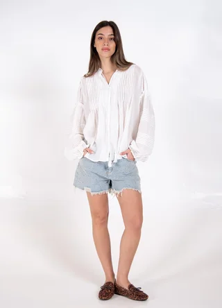 Short de jean full strass  - Vista 2