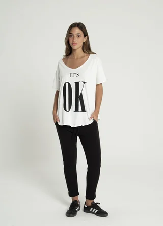 Babucha lanilla deportiva con tajito  - Vista 1