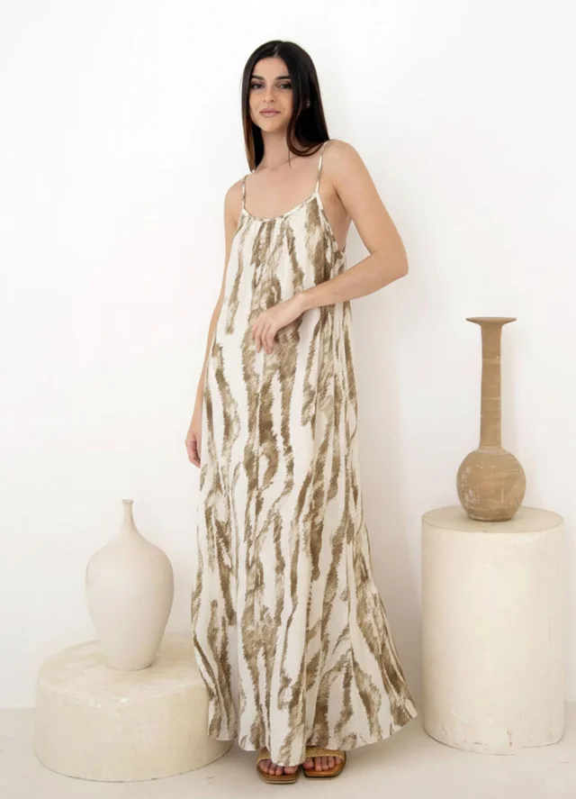 Maxi solero sedita estampado 