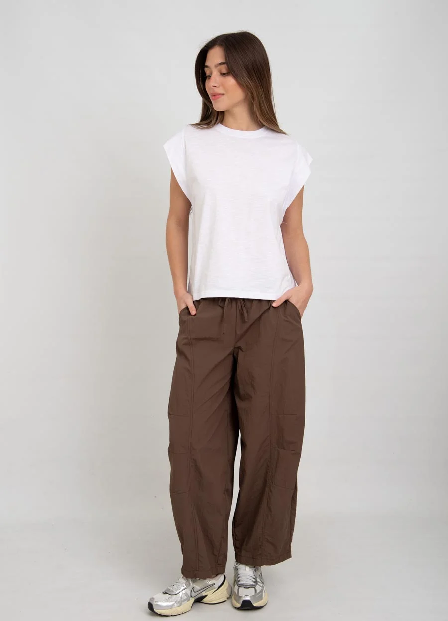 Pantalon barrel parachute