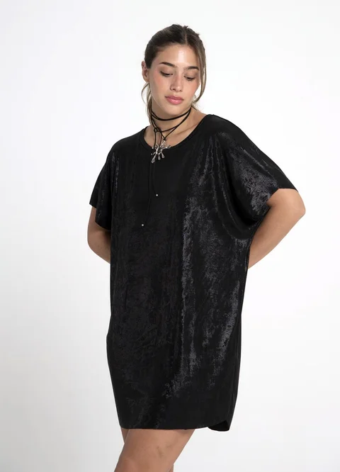 Vestido metalizado 