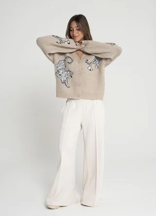 Cardigan leopardos  - Vista 4