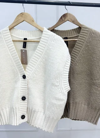 Chaleco clasico con botones  - Vista 5