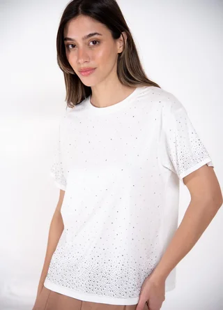 Remera full strass degrade  - Vista 2
