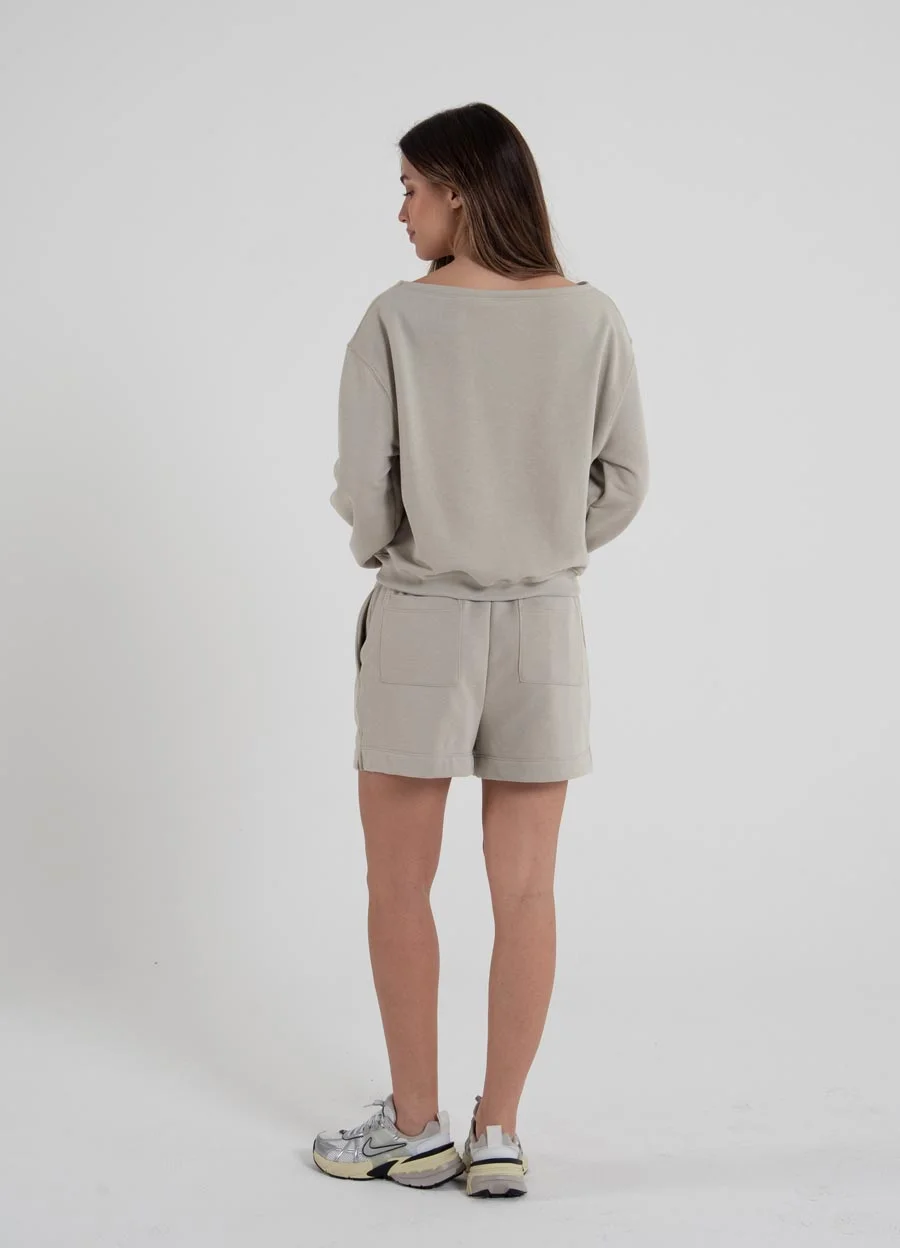 Short rustico c/bolsillo y tajito 