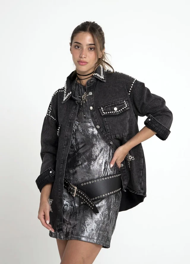 Campera Denim "Pearl Star"