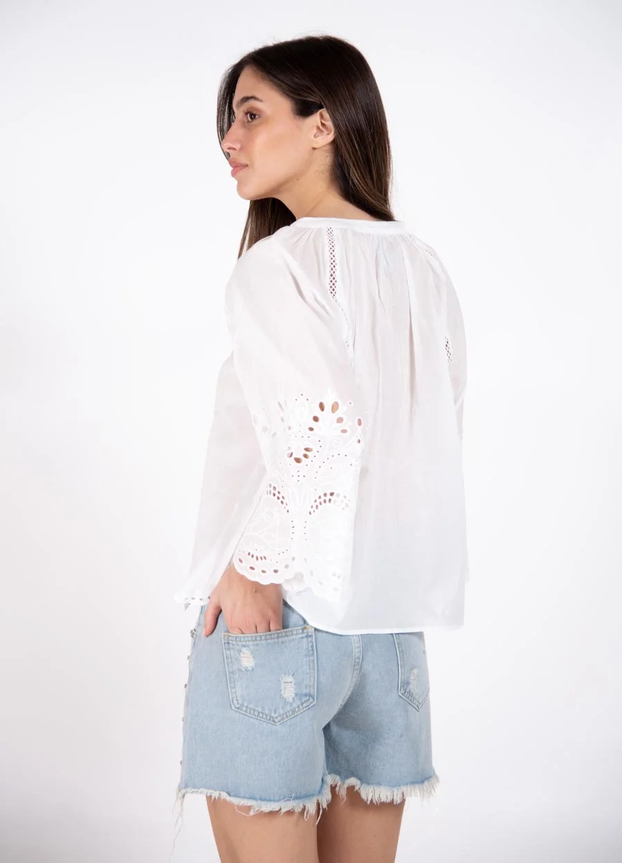 Camisola manga 3/4 calada 