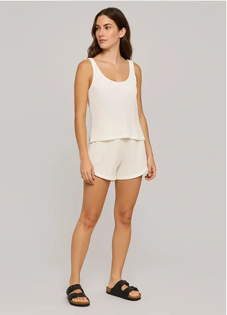 Short creppe arrugado  - Vista 3