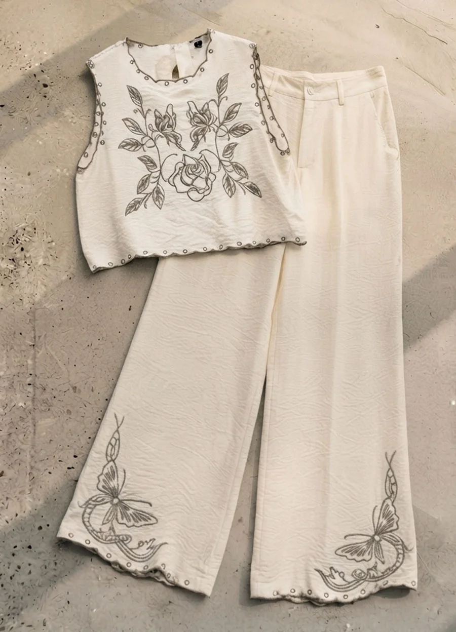 Conjunto bordado sedita 