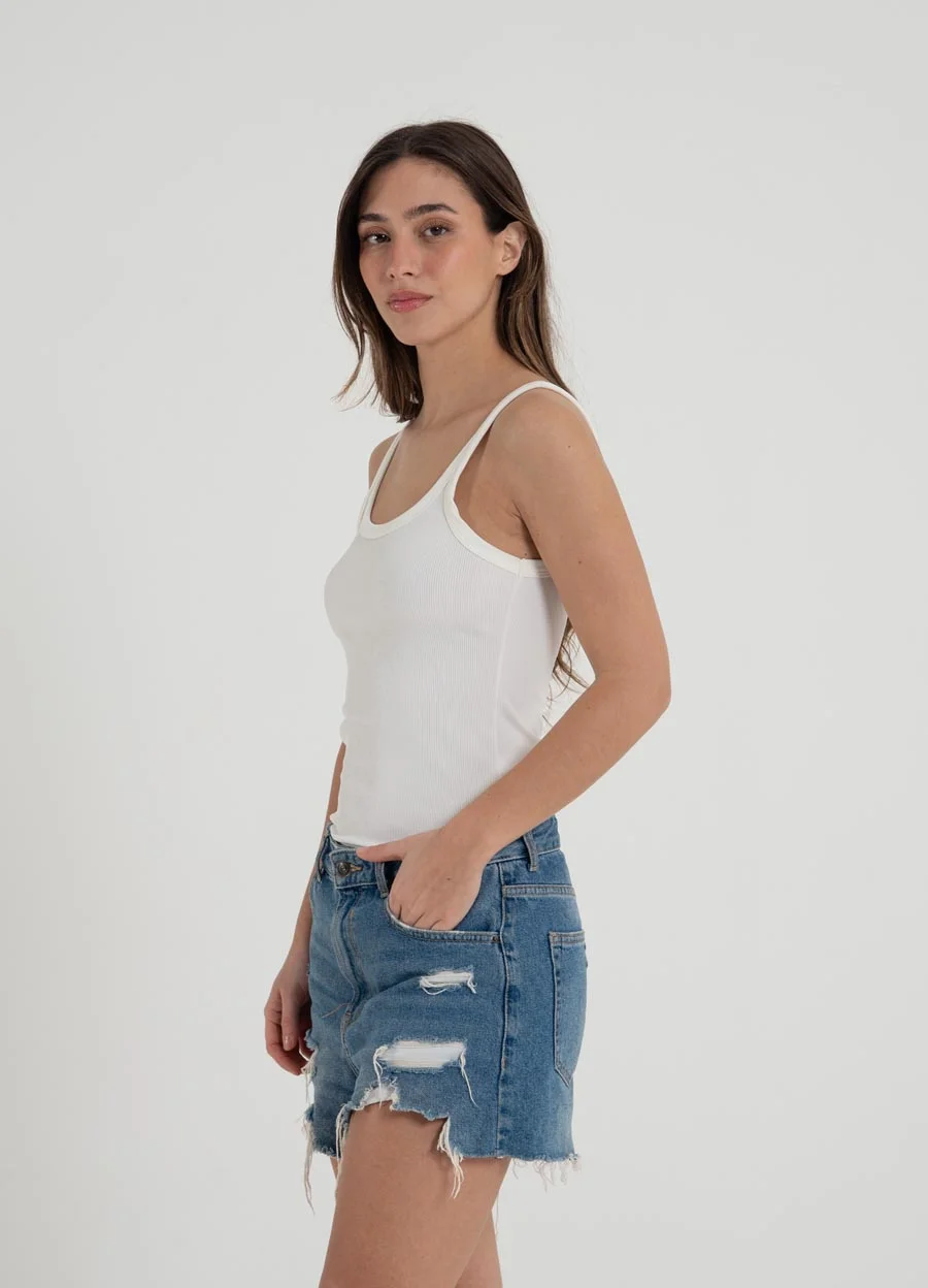 Musculosa morley microfibra bretel fino 