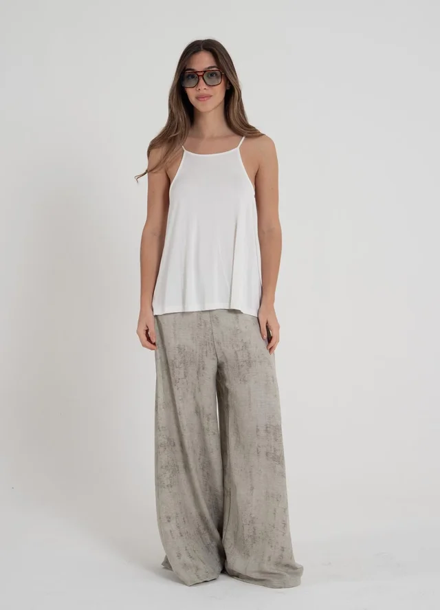 Musculosa creppe con gota en espalda 