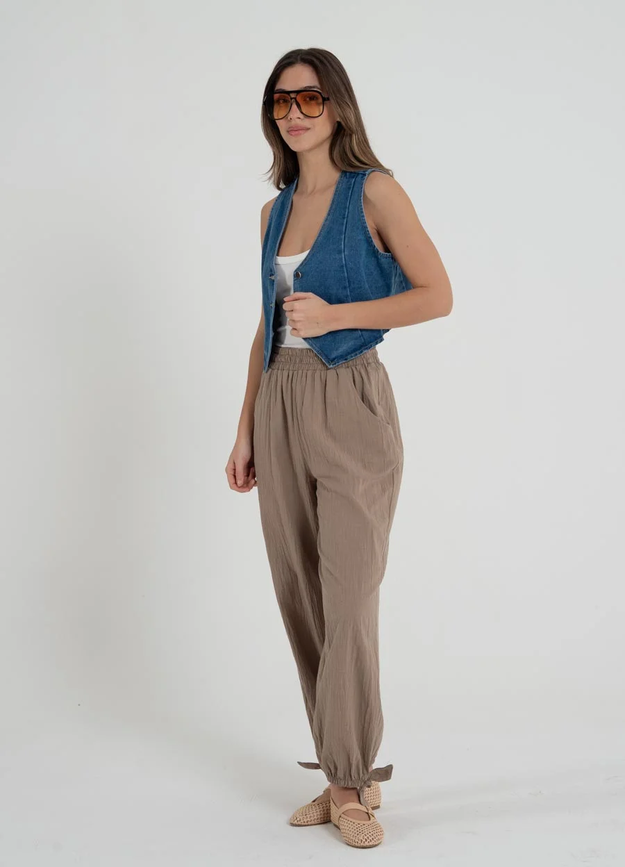Chaleco denim 