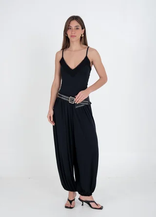 Pantalon balloon microfigra - Vista 1