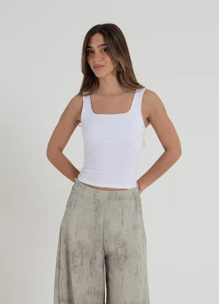 Musculosa jry spandex escote cuadrado  - Vista 3