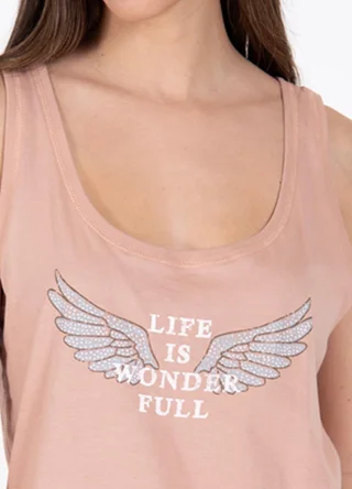 Musculosa LIFE IS ALAS - Vista 3