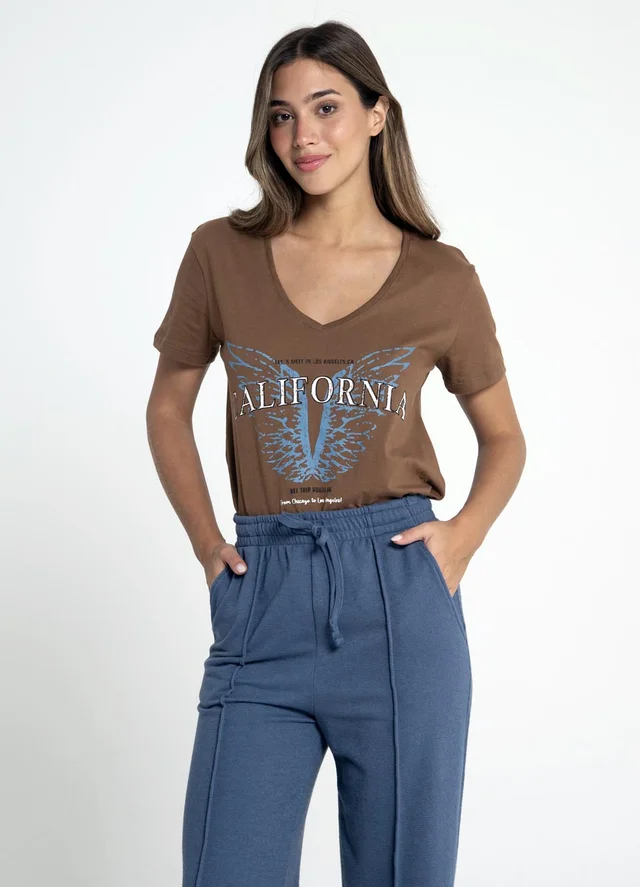 Pantalon tejido rustico con alforza