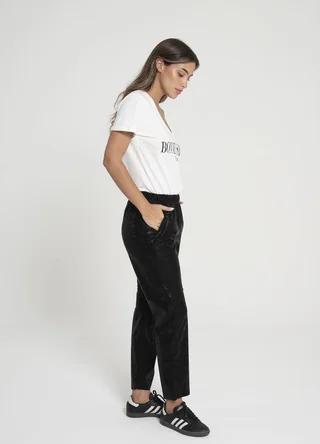 Babucha eco cuero con recortes - Vista 2