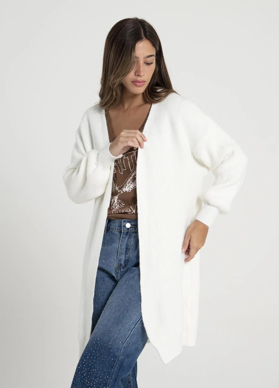 Saco midi con puño
