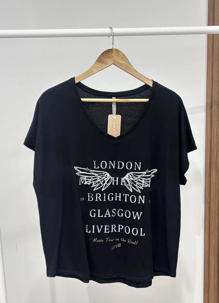 Remera LONDON MANCHESTER