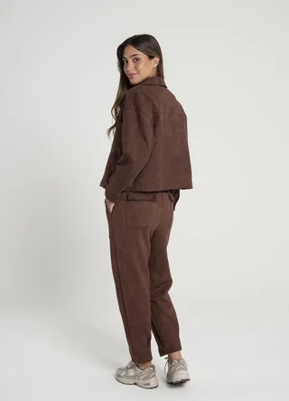 Camisaco gamuza con boton  - Vista 4