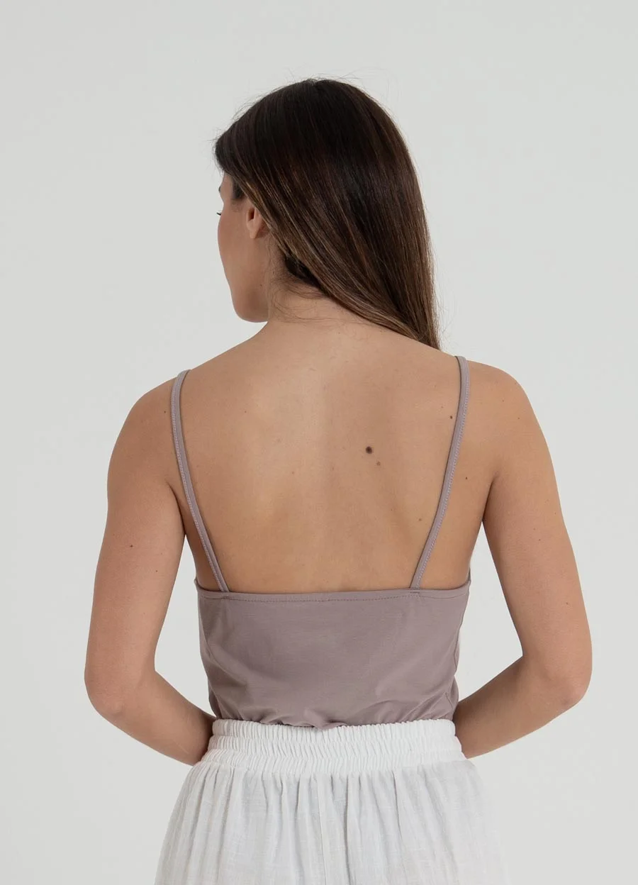 Musculosa jry spandex c/puntilla 