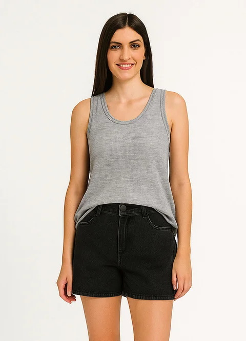 Musculosa basica waffle 