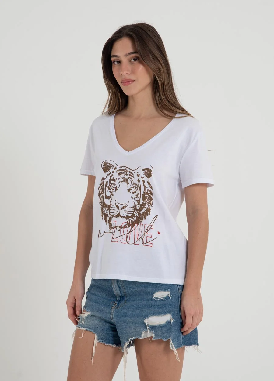 Remera tigre WILD LOVE 