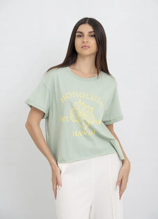 Remera HONOLULU HAWAI 