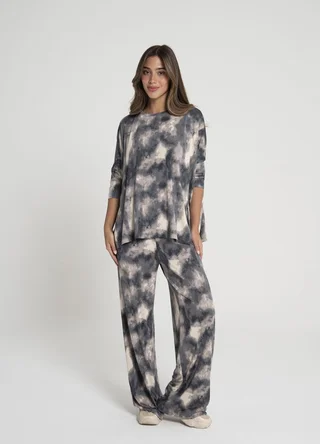 Remeron batik con tajos delanteros - Vista 1