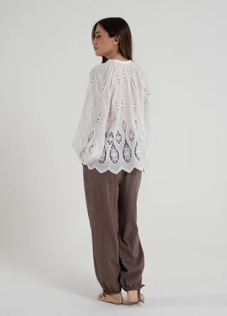 Blusa calada manga bombe  - Vista 5
