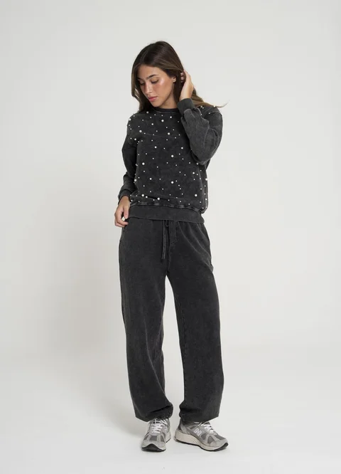 Pantalon prelavado ajustable 