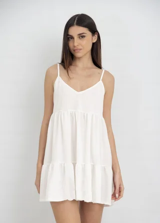 Solero corto fantasia con volado  - Vista 3