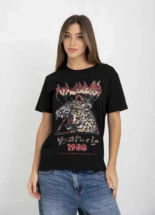 Remera DEF LEPPARD 1988 - Vista 3