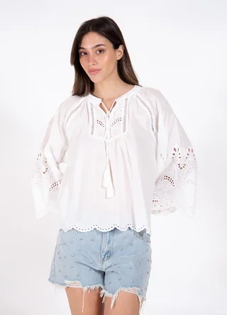 Camisola manga 3/4 calada  - Vista 3