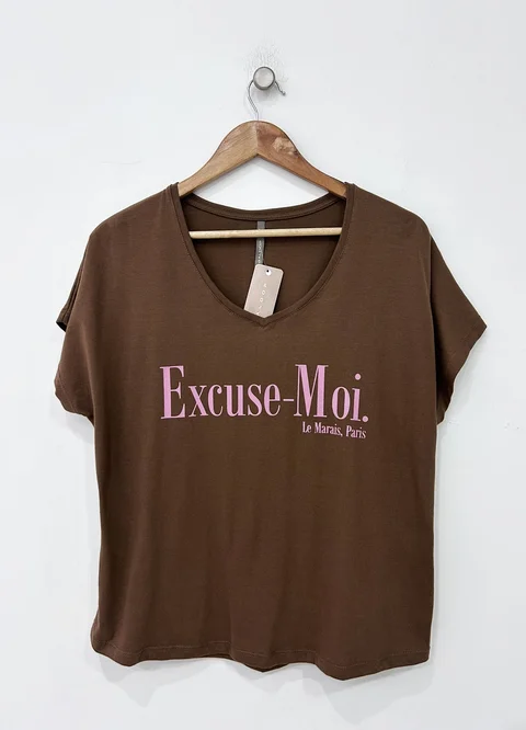 Remera EXCUSE MOI 