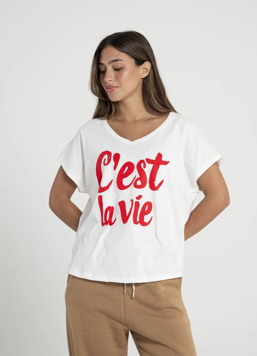 Remera CEST LA VIE 