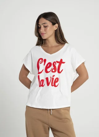 Remera CEST LA VIE  - Vista 2