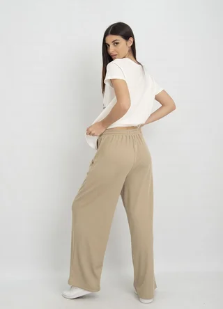 Palazzo waffle con tira gross - Vista 3