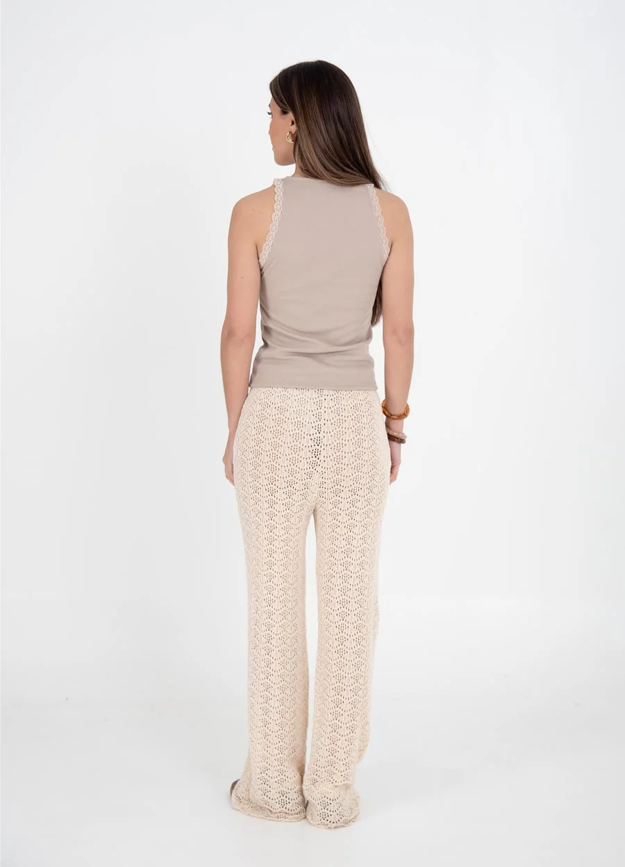 Pantalon hilo con cinta gross 