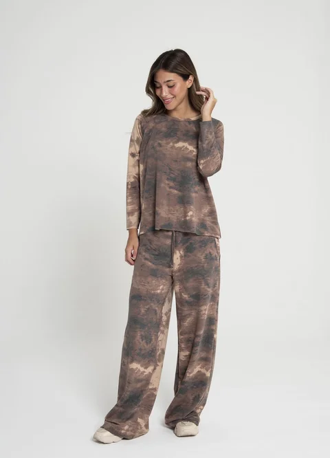 Palazzo rustico print /batik