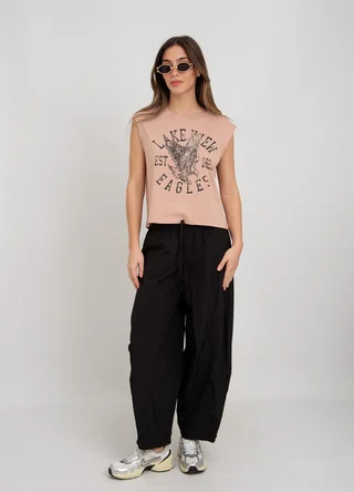 Pantalon barrel parachute - Vista 5