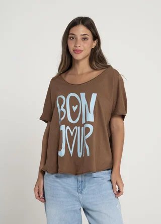 Remera BONJOUR  - Vista 3