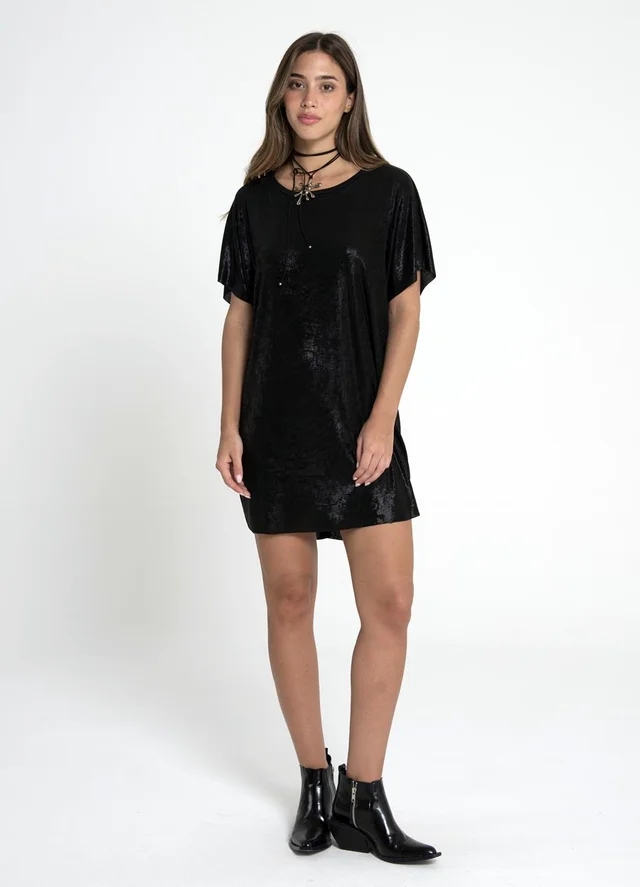 Vestido metalizado 