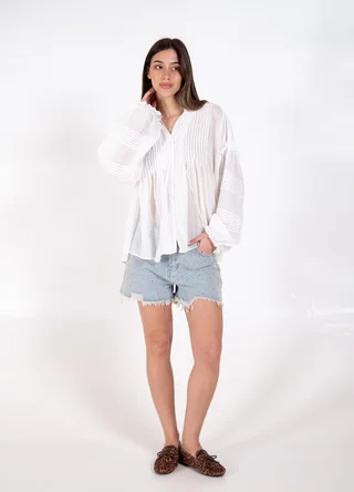 Short de jean full strass  - Vista 1