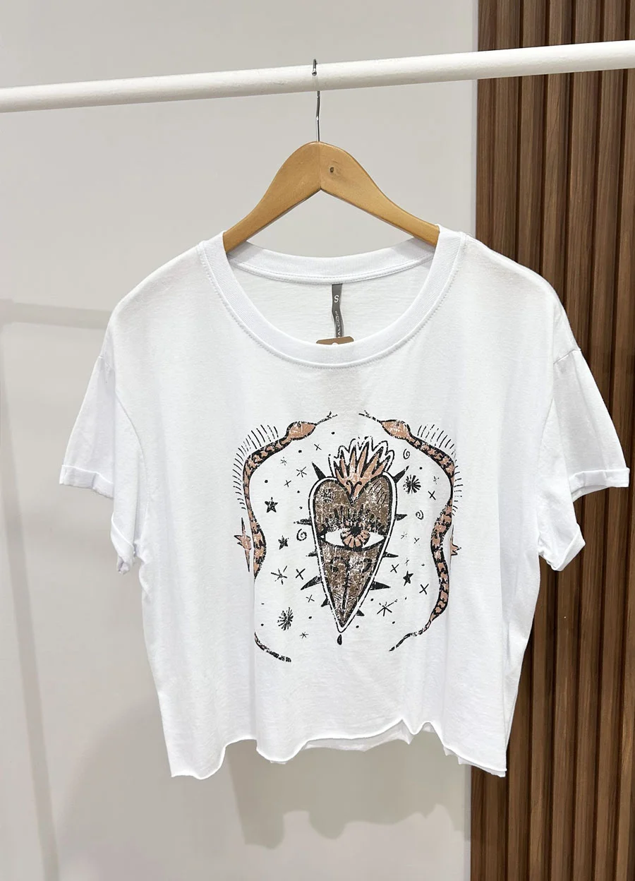 Remera CORAZON SERPIENTE 