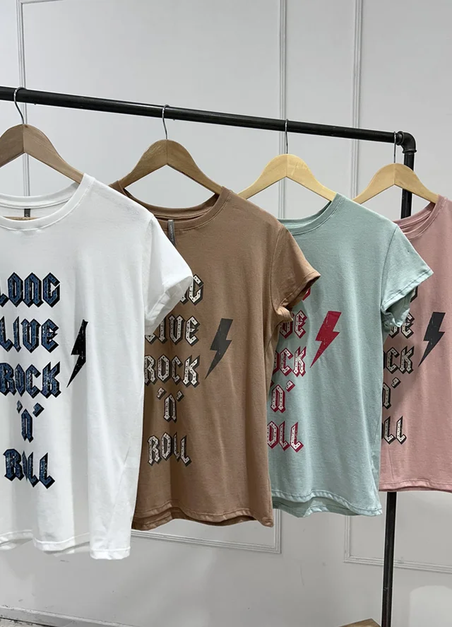 Remera LONG LIVE ROCK 