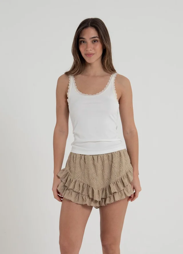 Musculosa morley c/puntilla 