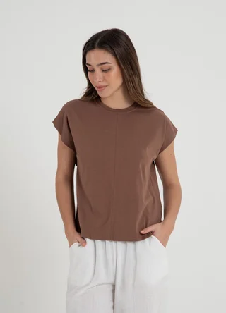Remera s/mangas bordador - Vista 1