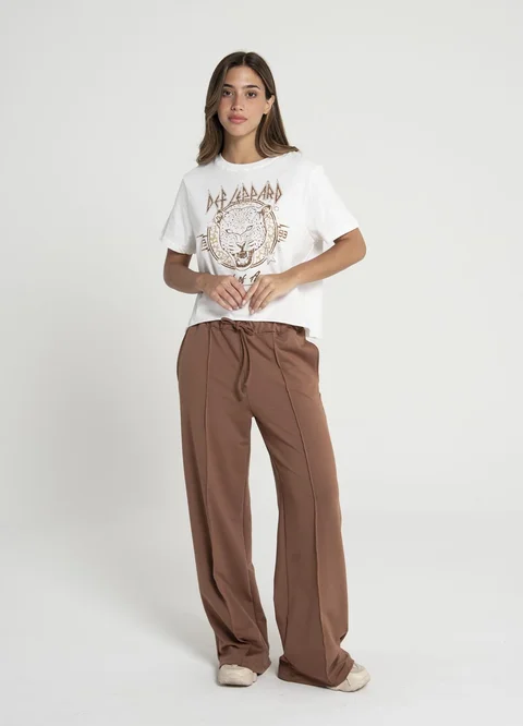 Pantalon con alforza rustico liviano 